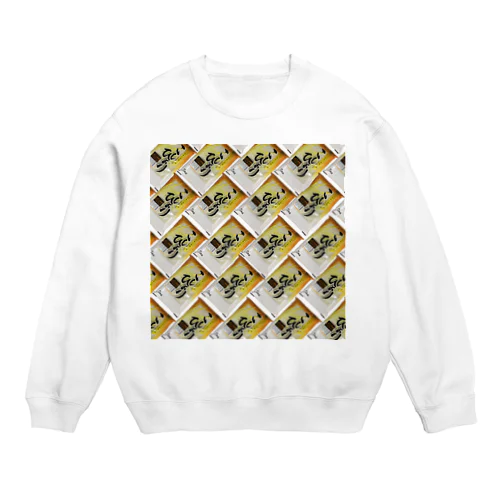 こしひかり米袋柄 Crew Neck Sweatshirt