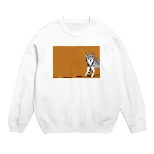 くろしばのろくすけ（オツム） Crew Neck Sweatshirt