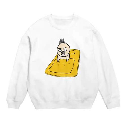 ねむれないおおこし Crew Neck Sweatshirt