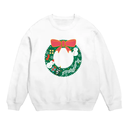 ジャパンなクリスマスリース Crew Neck Sweatshirt
