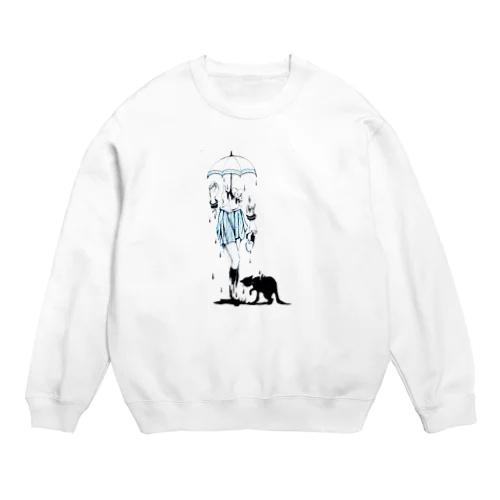 少女-rain- Crew Neck Sweatshirt