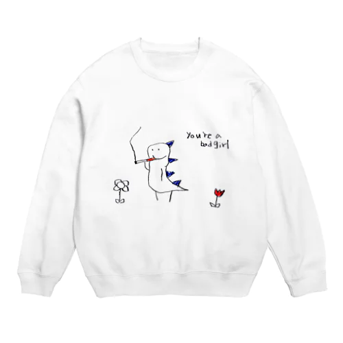 喫煙怪獣 Crew Neck Sweatshirt