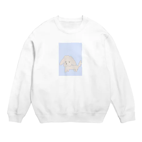 何だか不満気なトイプードル Crew Neck Sweatshirt