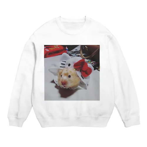 きなこおめかしキティ Crew Neck Sweatshirt