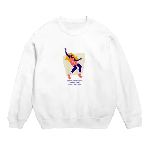 lcan woman Crew Neck Sweatshirt