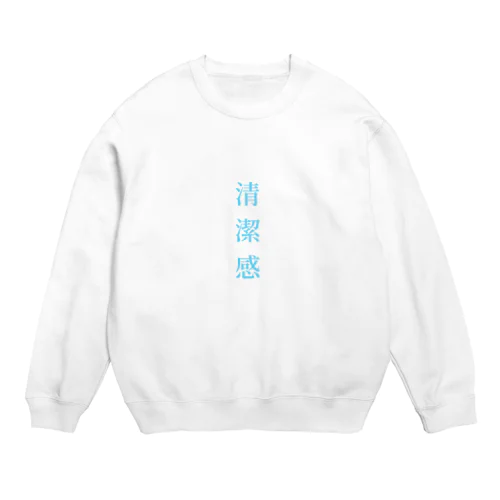 清潔感 Crew Neck Sweatshirt