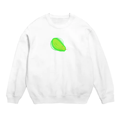 太りたい洋梨くん🍐 Crew Neck Sweatshirt