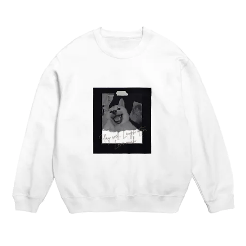 いたずら楽くん捕まえた！ Crew Neck Sweatshirt