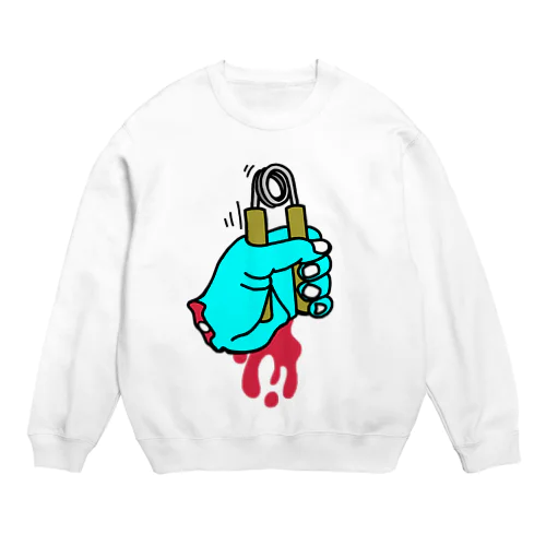 zombie  training Crew Neck Sweatshirt