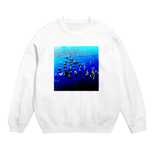 白鷺オセロ Crew Neck Sweatshirt