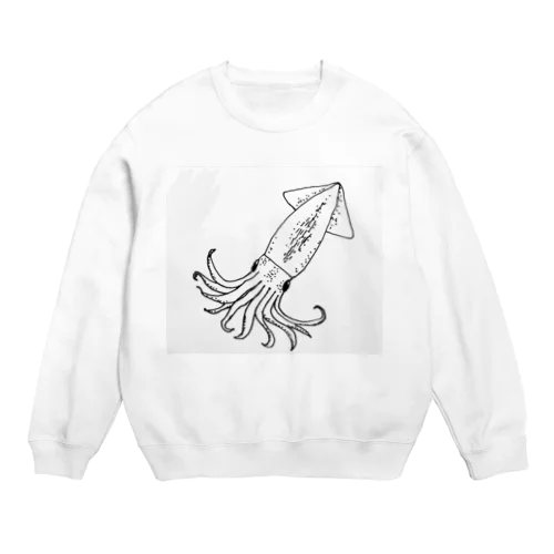 イカ Crew Neck Sweatshirt