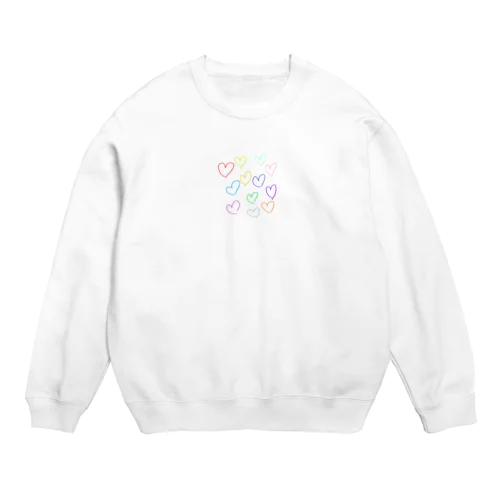 ハート　この世界に愛を Crew Neck Sweatshirt