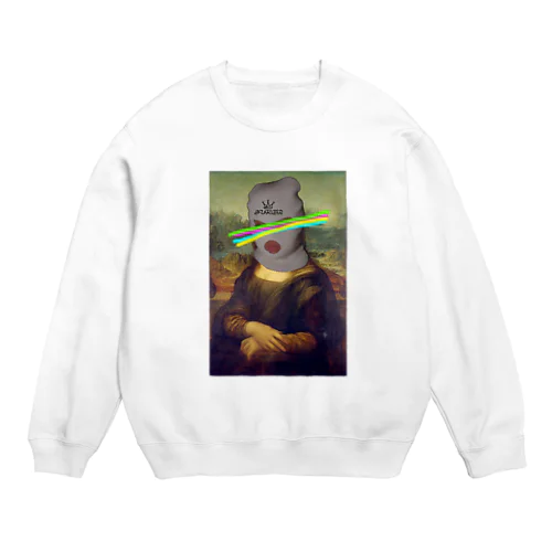 ○ナリザ風の人 Crew Neck Sweatshirt