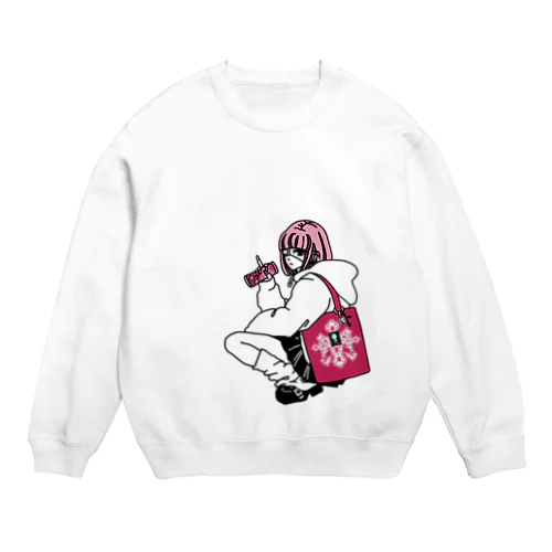 なに見てんだよ Crew Neck Sweatshirt