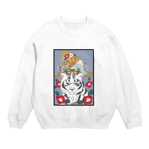 虎　tora Crew Neck Sweatshirt