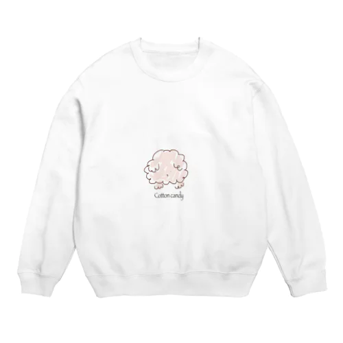 わたあめみたいな犬 Crew Neck Sweatshirt