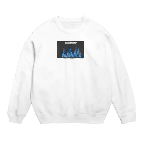 SunspotNumber LOGO Crew Neck Sweatshirt