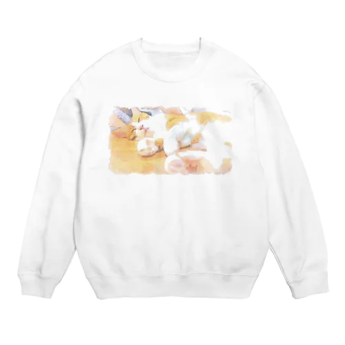 着る きなこ Crew Neck Sweatshirt