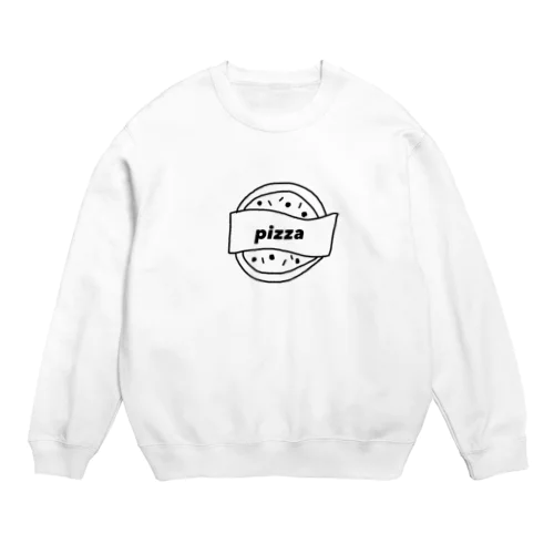 ピザ Crew Neck Sweatshirt