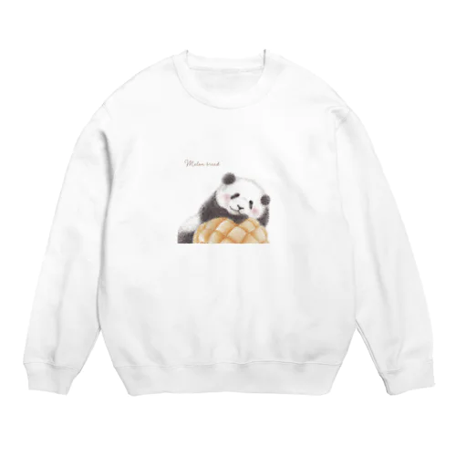 メロンぱんだちゃん Crew Neck Sweatshirt