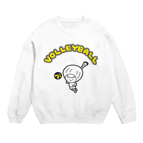 バレーボール　きく Crew Neck Sweatshirt