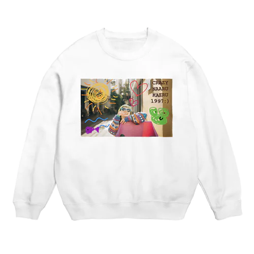 CRAZY NAARU KAERU 1997:) Crew Neck Sweatshirt