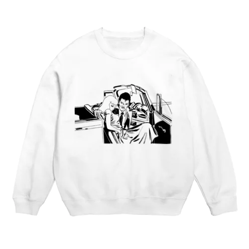 喜多村なめろう作『なごりおしい』 Crew Neck Sweatshirt