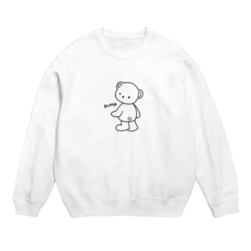 ゆるくまくん Crew Neck Sweatshirt