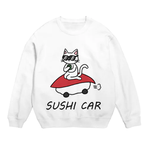 SUSHI CAR Crew Neck Sweatshirt