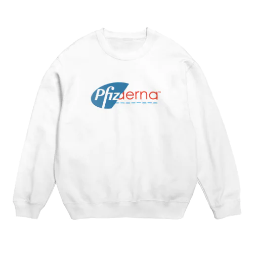 ファイザーモデルナ混合接種ワクチン Crew Neck Sweatshirt