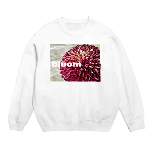 ピンポンマム　bloomロゴ Crew Neck Sweatshirt