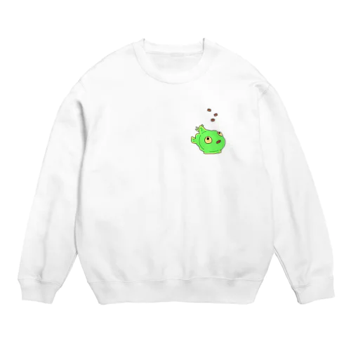 ご飯待ちダンゴウオ Crew Neck Sweatshirt