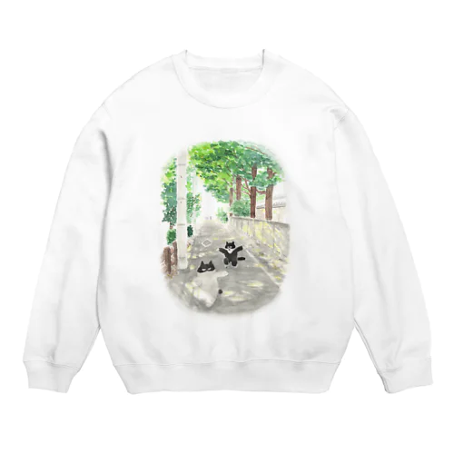 熊吉＆一美　日陰 Crew Neck Sweatshirt