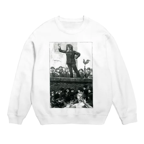 基本的人権の村長 Crew Neck Sweatshirt