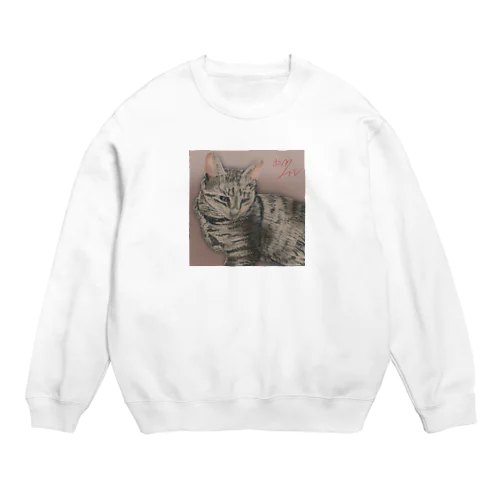 あずき猫 Crew Neck Sweatshirt