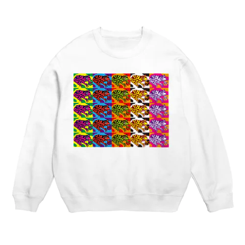 frog frog frog Crew Neck Sweatshirt