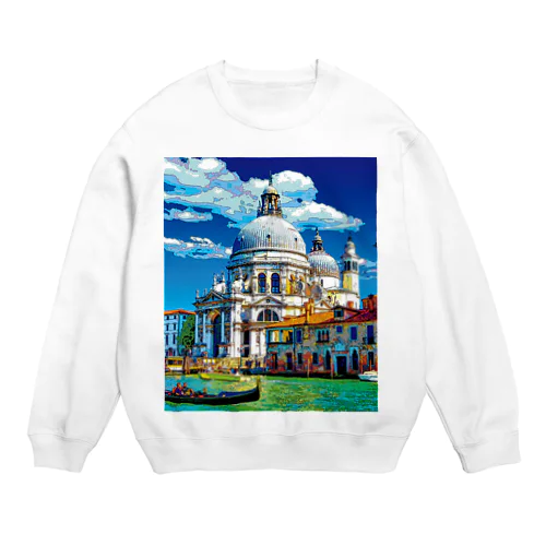 イタリア サンタ・マリア・デッラ・サルーテ聖堂 Crew Neck Sweatshirt