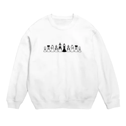 チェス一族 Crew Neck Sweatshirt