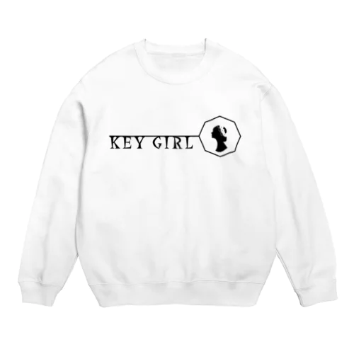 keygirl_logover Crew Neck Sweatshirt