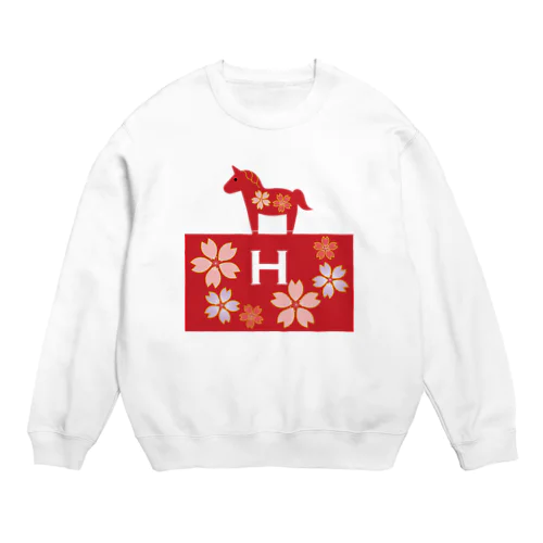 HARUnoSAKURA『H』 Crew Neck Sweatshirt