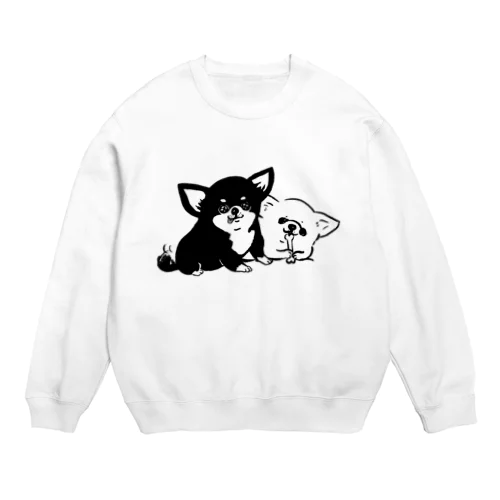 チワワちゃん【せいこせんせい】 Crew Neck Sweatshirt