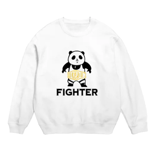 パンダプロレス ファイター Crew Neck Sweatshirt