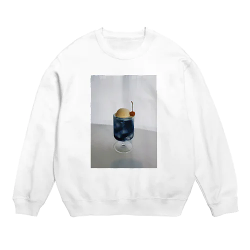 雨雲メロンソーダ Crew Neck Sweatshirt