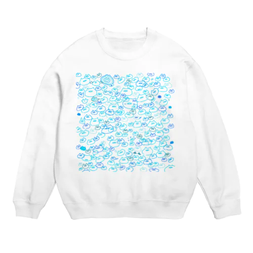 もざいくブー『ひんやり』 Crew Neck Sweatshirt