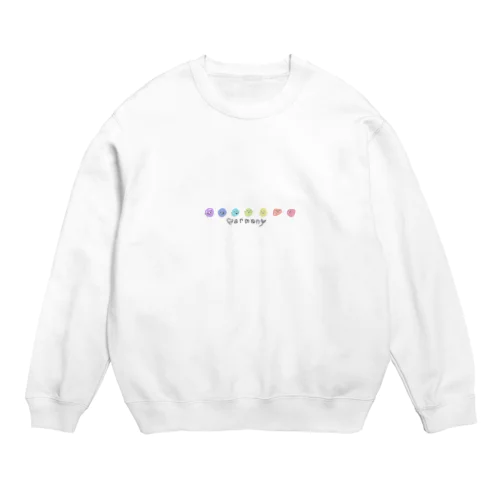 Harmony店舗ロゴ Crew Neck Sweatshirt