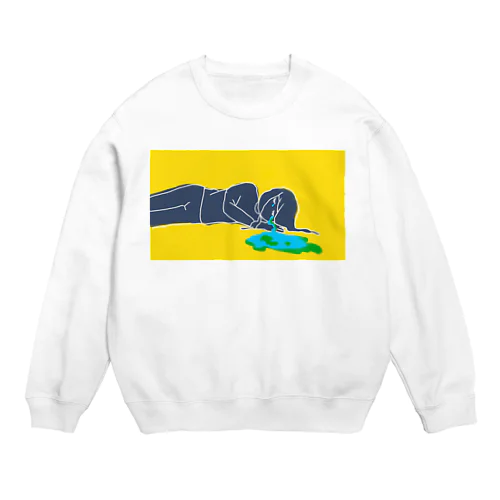 寝 Crew Neck Sweatshirt