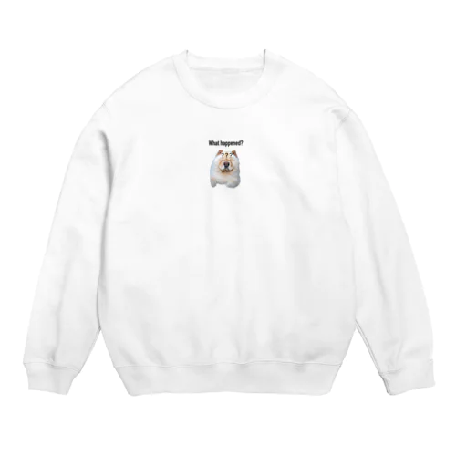 What happened ? Crew Neck Sweatshirt