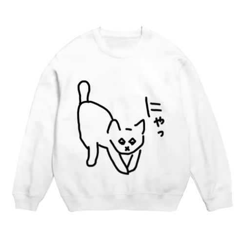 【きゃっち】 Crew Neck Sweatshirt