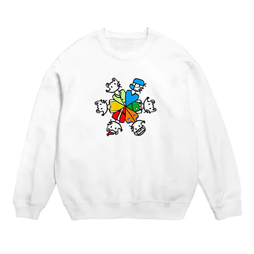みんなちがっていい Crew Neck Sweatshirt
