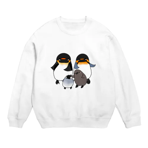 こうていペンギン　おうさまペンギン Crew Neck Sweatshirt